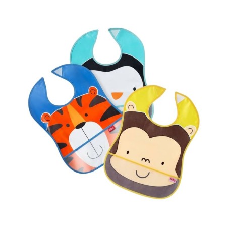 Nuby baberos animales 2 unidades