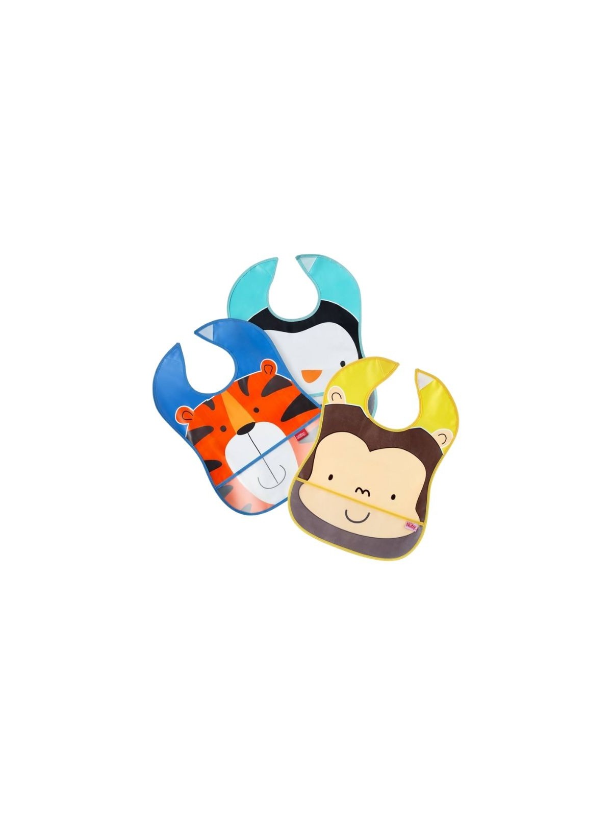 Nuby baberos animales 2 unidades