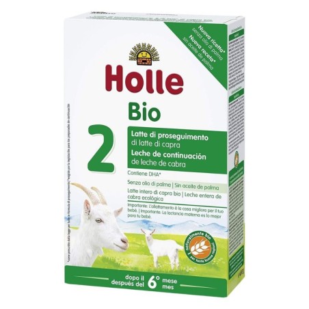 Holle 2 leche de cabra para continuación 1 envase 400g