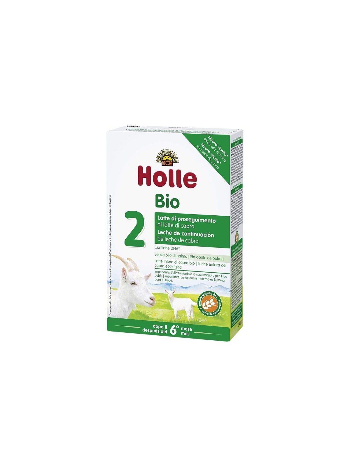 Holle 2 leche de cabra para continuación 1 envase 400g