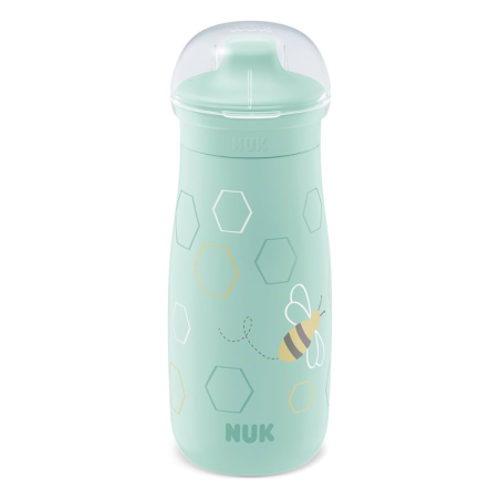 Nuk bibe mini-me sip +9 meses 1 unidad 300 ml verde abeja