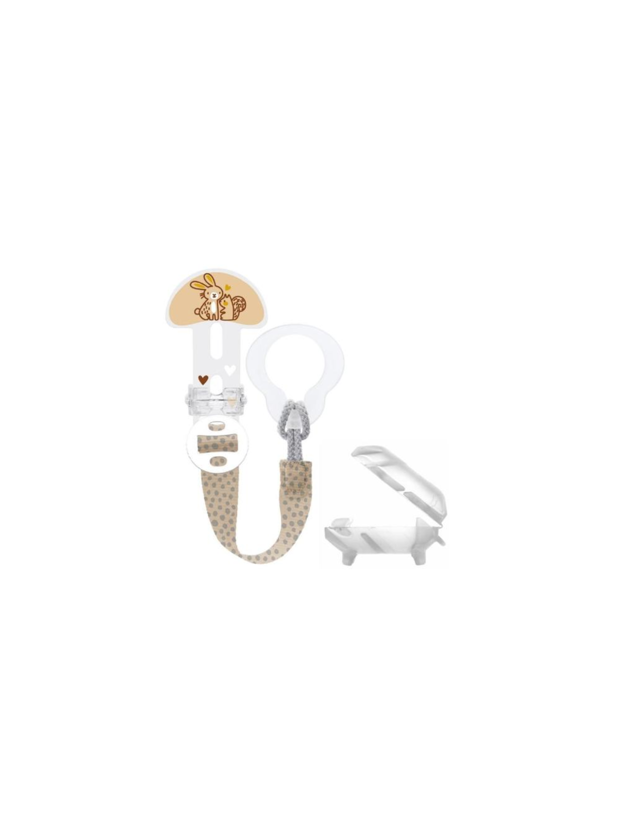 Mam Broche y Cubierta beige