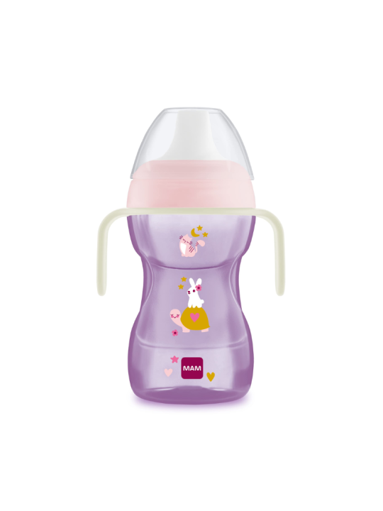 MAM vaso con boquilla dura fun to drink cup rn +8meses 270 ml