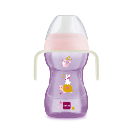 MAM vaso con boquilla dura fun to drink cup rn +8meses 270 ml