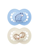 Mam chupete silicona original Matt A 6+ meses pack doble niño