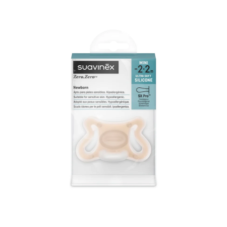 Suavinex SX Pro Zero Zero Chupete Silicona Fisiológico Light -2 - 2 meses