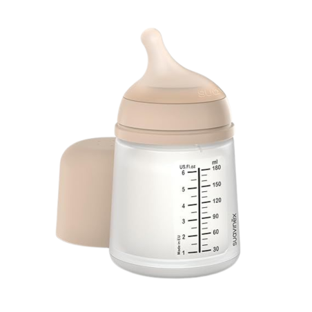 Suavinex biberón anticólico T silicona A adaptable + 0 meses 1 envase 180ml claro 02