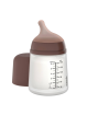 Suavinex biberón anticólico T silicona + 0 meses 1 envase 180ml talla S flujo lento caramel