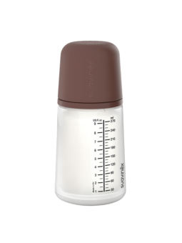 Suavinex biberón anticólico T silicona + 3 meses 1 envase 270ml talla M caramel