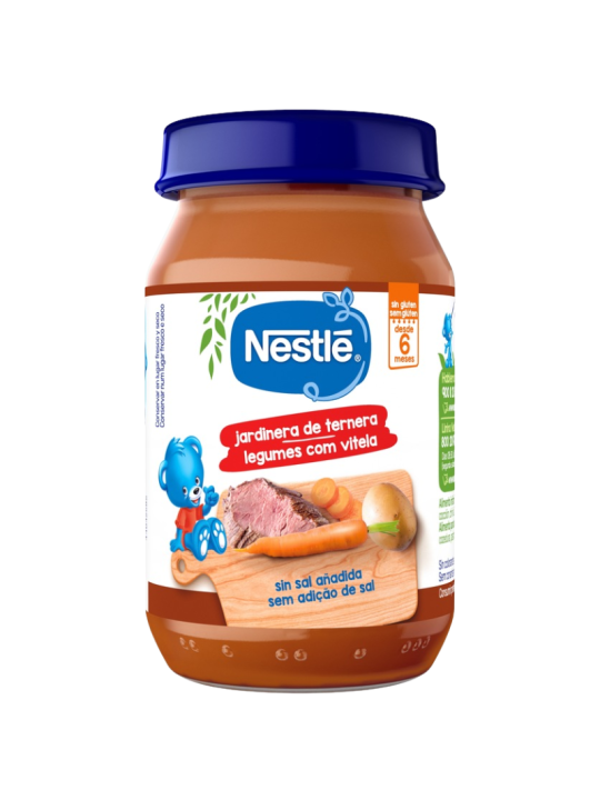 NESTLE JARDINERA DE TERNERA 1 TARRO 190 G
