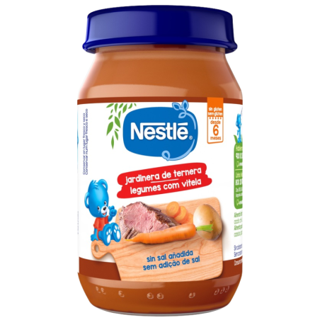 NESTLE JARDINERA DE TERNERA 1 TARRO 190 G