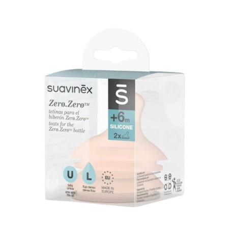 Suavinex tetina anticólico flujo L 2 UD fair