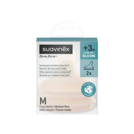 Suavinex tetina anticólico flujo M 2 UD fair