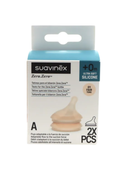 Suavinex tetina anticólico flujo adaptable 2 unidades - fair
