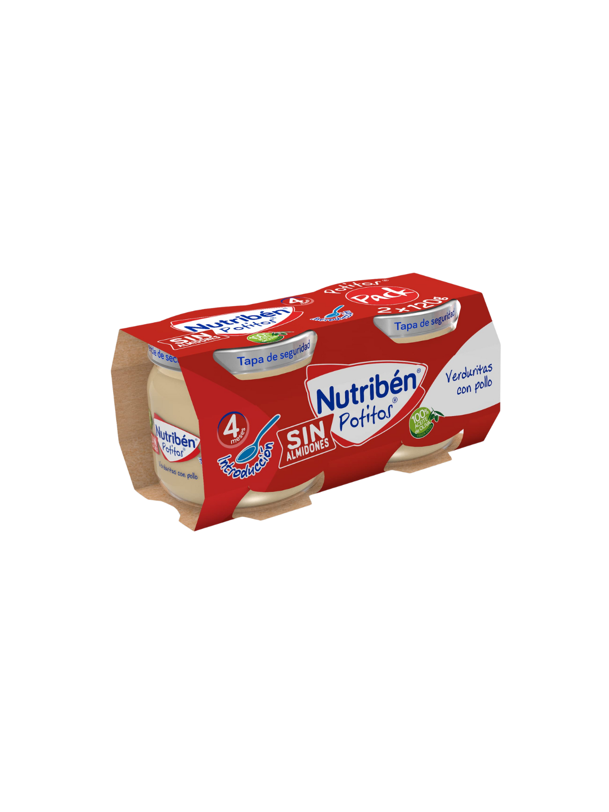 Nutriben Potitos Verduritas Con Pollo (2 Envases 120g)