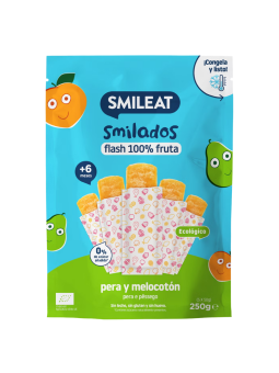 Smileat smilado pera y melocotón 250g