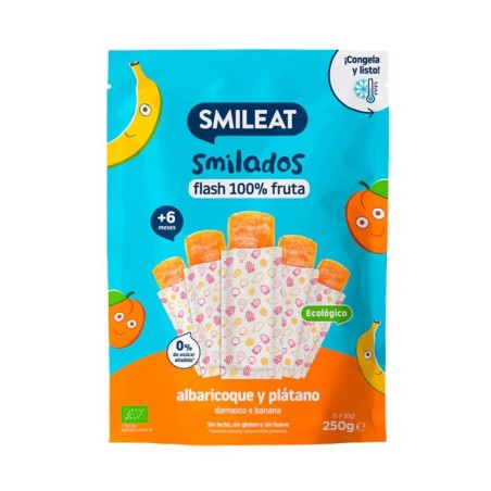 Smileat smilados albaricoque y plátano 250g