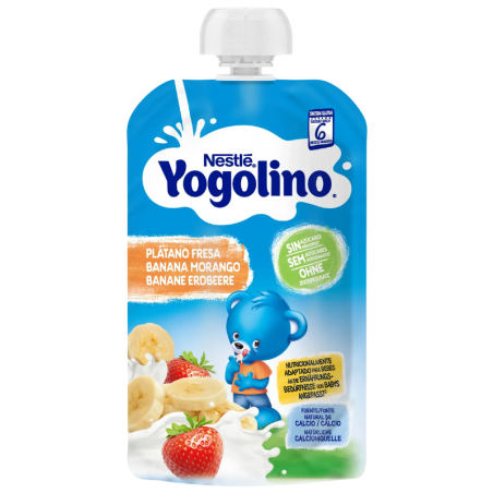 Nestlé yogolino plátano-fresa 1 bolsa 100g