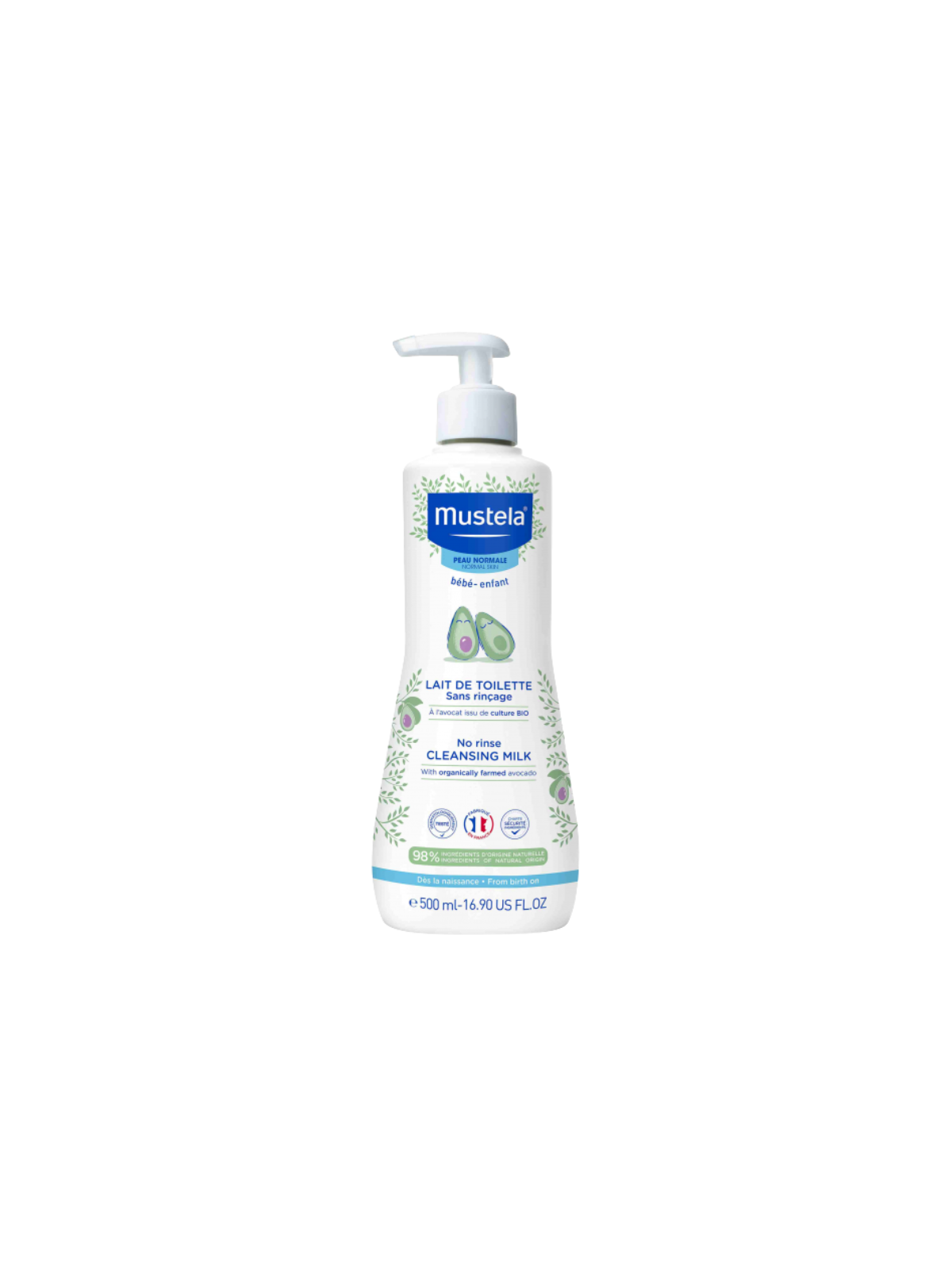 Mustela leche limpiadora 500ml