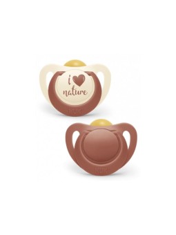 NUK chupete latex nature 18 - 36 meses 2 unidades