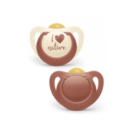 NUK chupete latex nature 18 - 36 meses 2 unidades