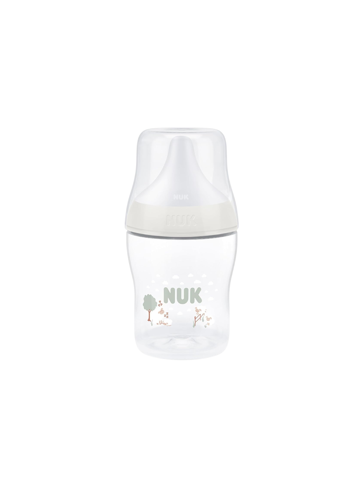 NUK biberón perfect match flujo S 150ml ovejitas