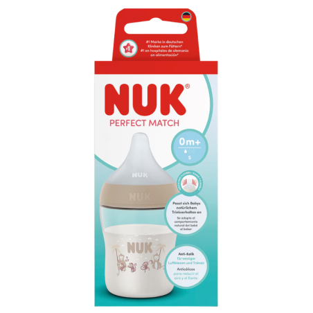 NUK biberón perfect match flujo S 0m+ 150ml