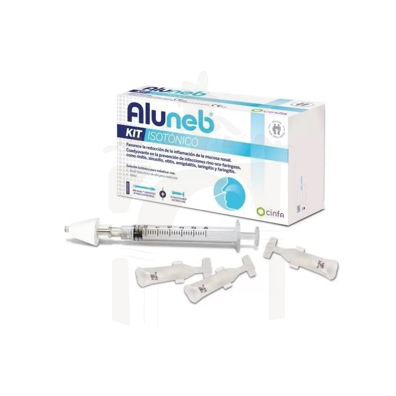 Aluneb Isotónico Kit 15 viales 4 ml + 1 Dispositivo