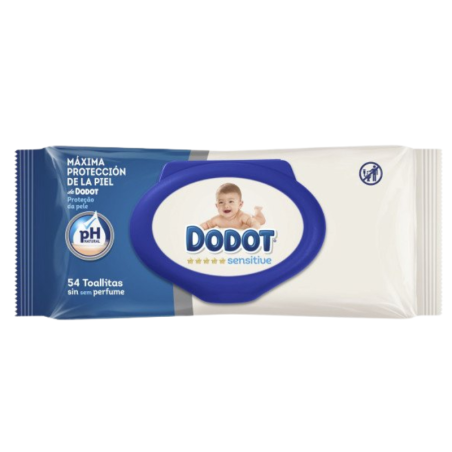 Dodot toallitas sensitive rec. 54 ud