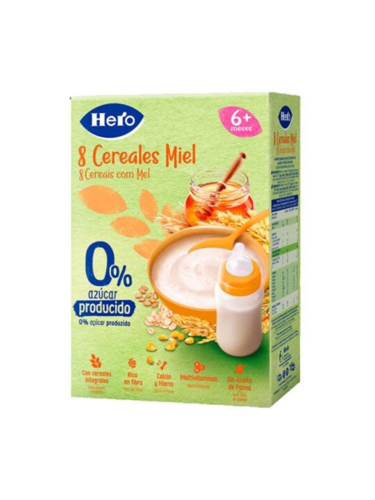 Hero 8 cereales miel -  1 bolsa 340g