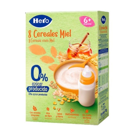 Hero 8 cereales miel -  1 bolsa 340g