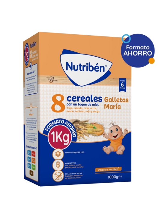 Nutriben 8 cereales y miel 1000g