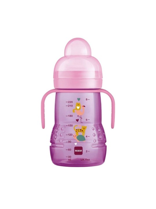 MAM trainer + boquilla silicona +4M rosa 220ml