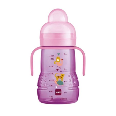 MAM trainer + boquilla silicona +4M rosa 220ml