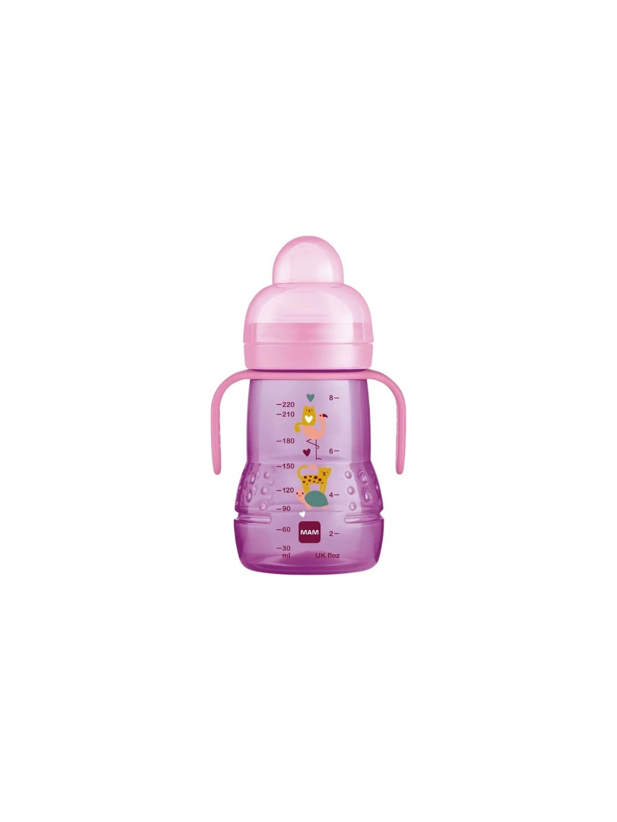 MAM trainer + boquilla silicona +4M rosa 220ml