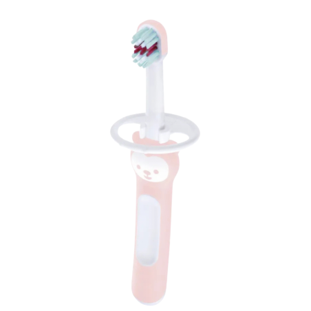MAM cepillo dental infantil baby´s brush  6+M 1 unidad color rosa