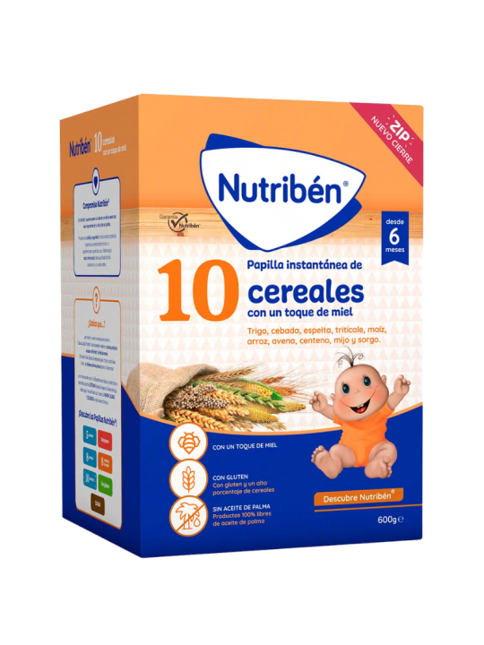 Nutribén 10 cereales miel 1bolsa 600g