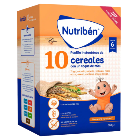 Nutribén 10 cereales miel 1bolsa 600g