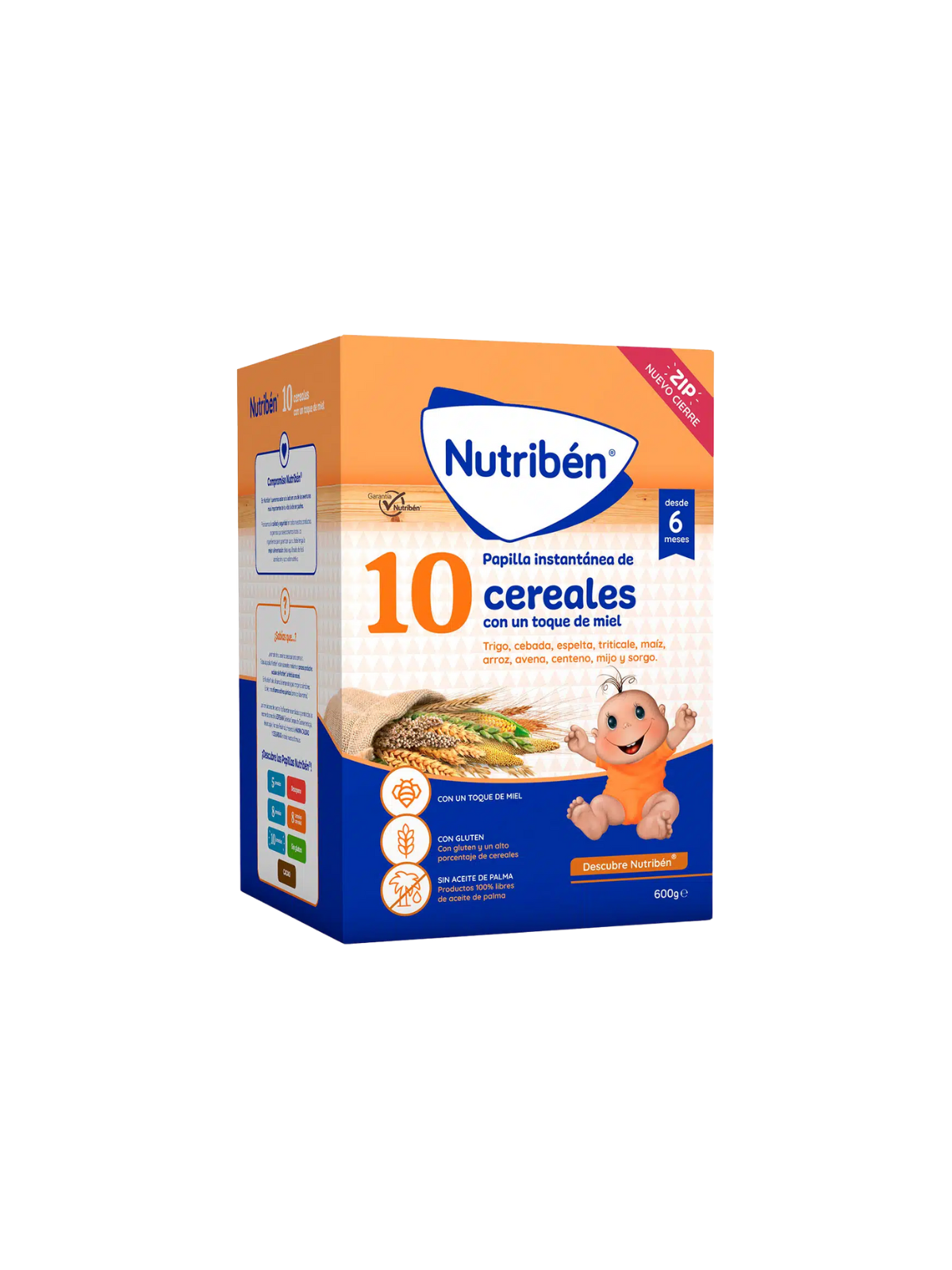 Nutribén 10 cereales miel 1bolsa 600g