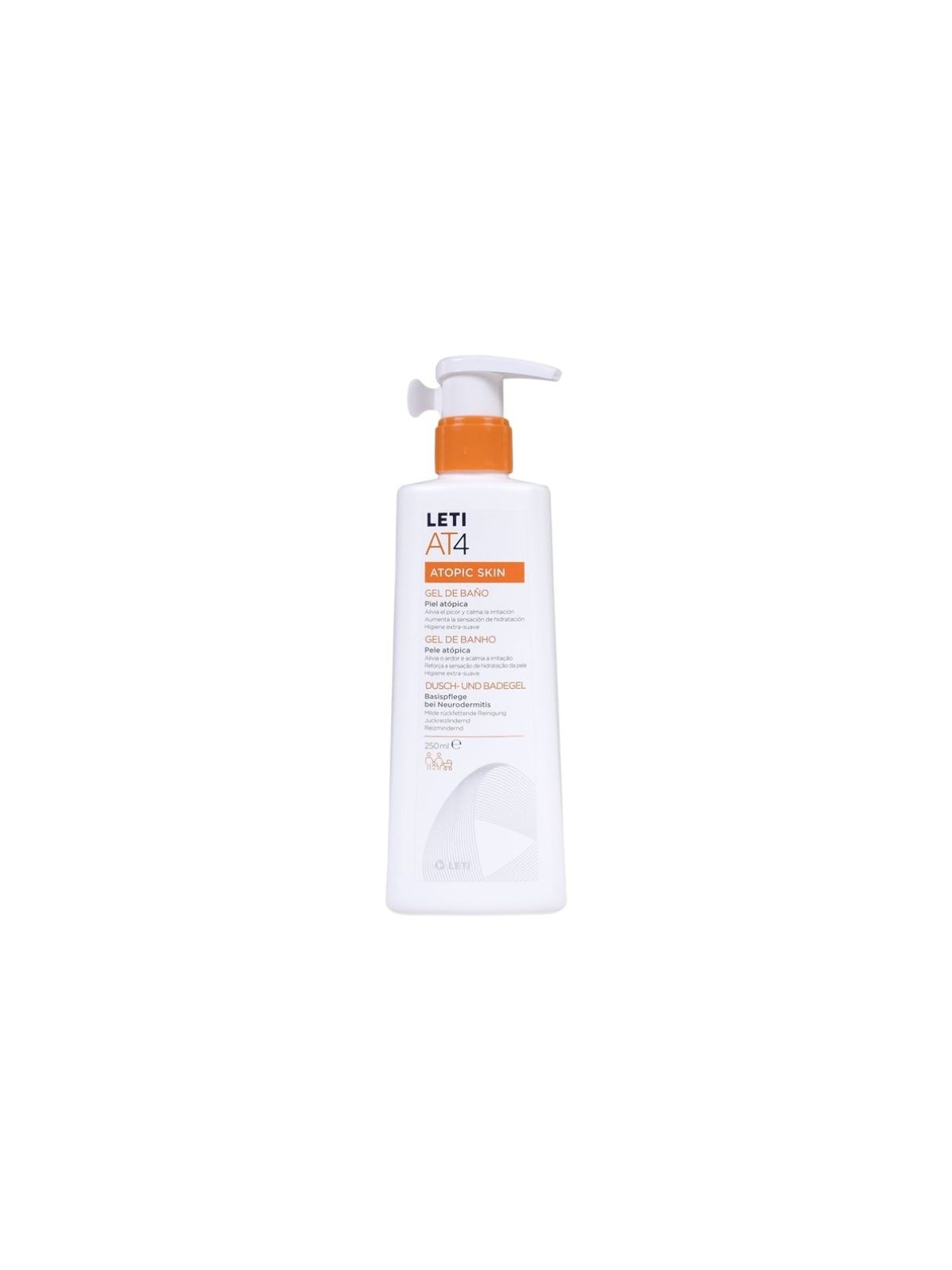 Leti at4 gel de baño 250ml