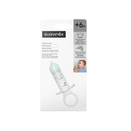 SUAVINEX JERINGUILLA LAVADO NASAL + 6 MESES 1 UNIDAD
