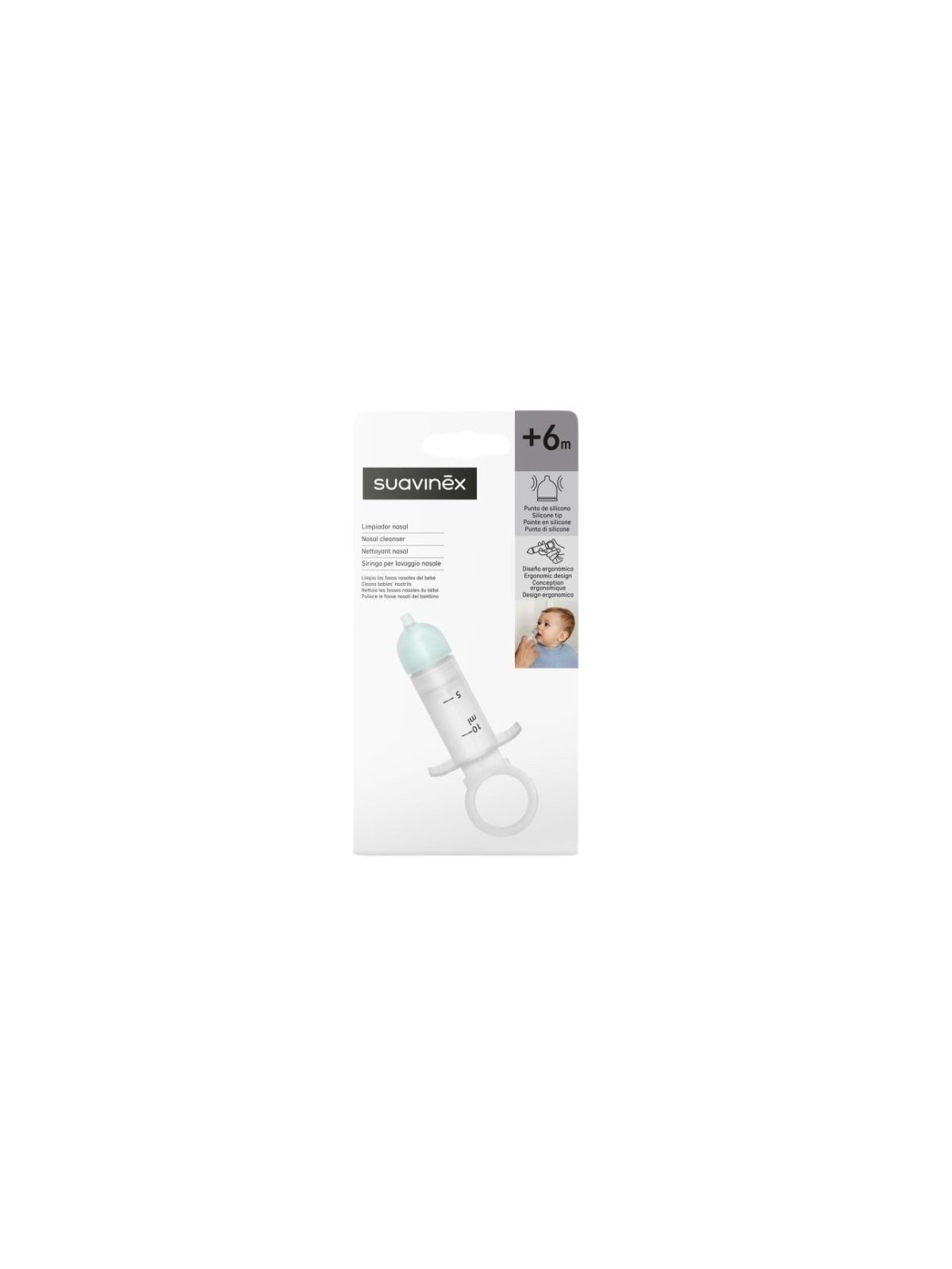 SUAVINEX JERINGUILLA LAVADO NASAL + 6 MESES 1 UNIDAD