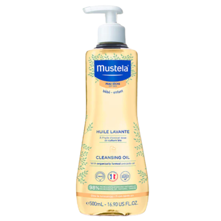 Mustela aceite de baño y ducha piel seca 500ml