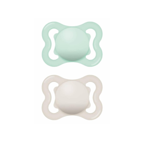 MAM CHUPETE SILICONA FISIOLOGICO + 6 MESES MATT N PACK DOBLE