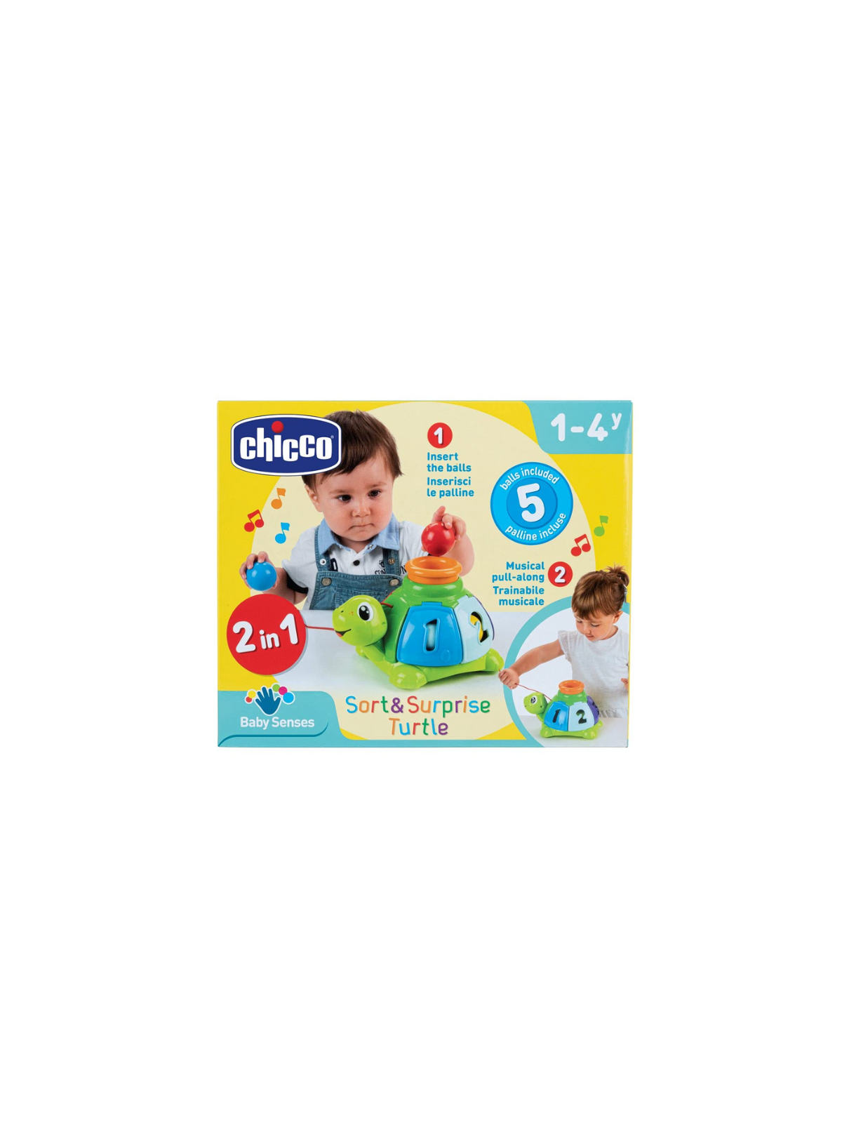 Chicco tortuga arrastra 1-4 años