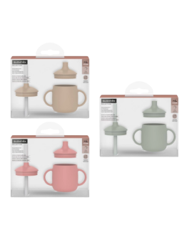 Taza aprendizaje 3 en 1 suavinex selection + 3 meses 1 unidad - varios colores