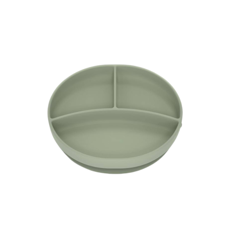 Suavinex Selection Plato con Divisiones de Silicona +4 Meses 1 Ud verde