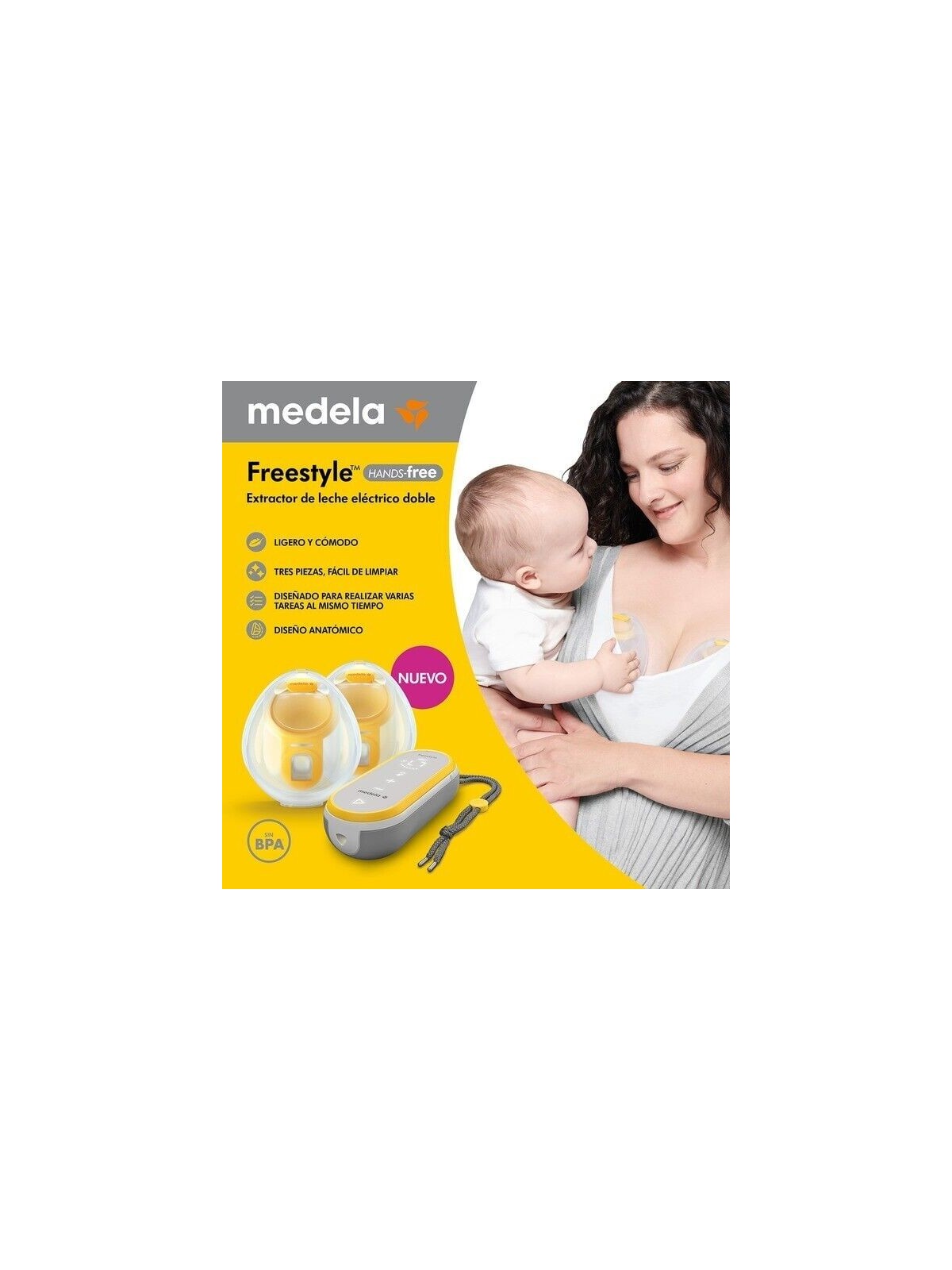 Medela Sacaleches Freestyle Doble Hands Free