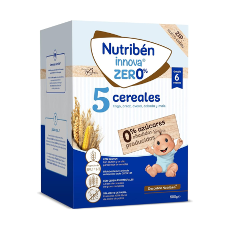 Nutriben innova 5 cereales 0% 1 envase 500g