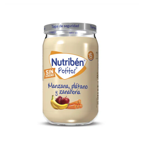 Nutriben manzana, plátano y zanahoria 1 potito 235g
